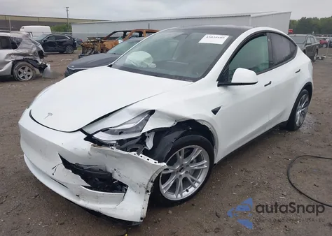 2022 Tesla Model Y Long Range Dual Motor All-Wheel Drive from USA, damaged, VIN 7SAYGAEE8NF467820